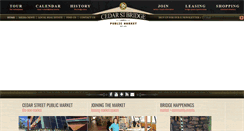 Desktop Screenshot of cedarstreetbridge.com